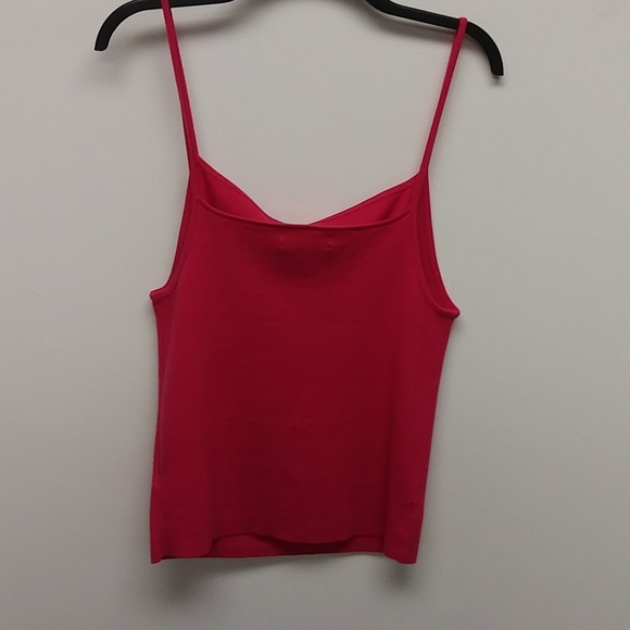 NWT Anthropologie Hot Pink Knit Tank Top - Picture 10 of 14